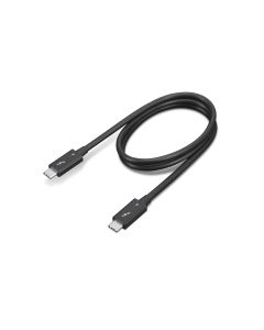 Lenovo 4X91K16968 Thunderbolt kabel 0,7 m 40 Gbit/sek. Sort