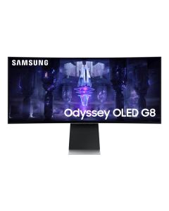 Samsung G85SB computerskærm 86,4 cm (34") 3440 x 1440 pixel UltraWide Quad HD OLED Sølv