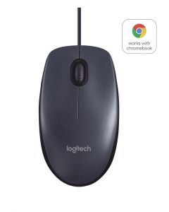 Logitech B100 mus Kontor Ambidextrous USB Type-A Optisk 800 dpi